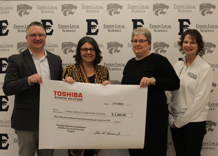 Toshiba grant supports STEAM learning at John Gregg Elementary